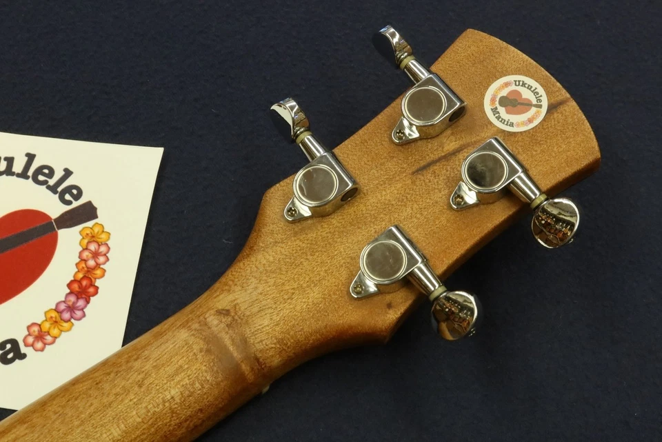 Alulu fechado! 40% OFF! Ukulele de concerto de bordo encaracolado sólido com incrustação de carpa #5550 - Imagem 4 de 4