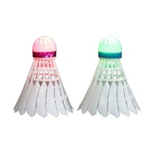4Pcs LED Nylon Sports Training Badminton Luminously Windproof Badminton Ball