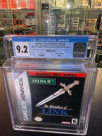 GBA Zelda 2 The Adventure Of Link Sealed graded  CGC 9.2 A++