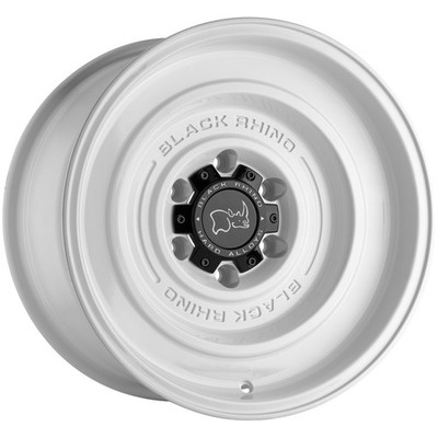 Black Rhino Solid 17x9.5 5x5'' -18mm White Wheel Rim 17'' Inch