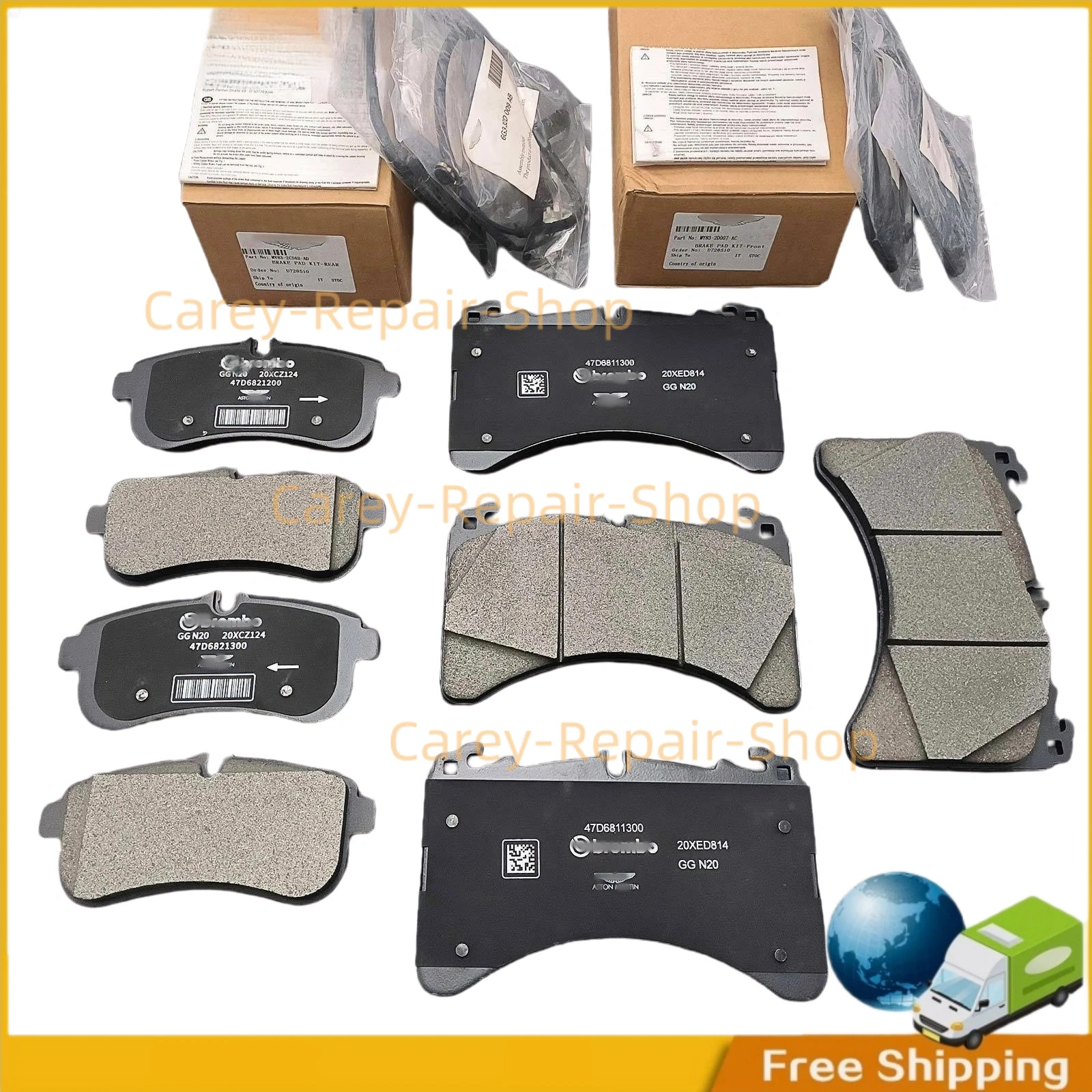 Aston Martin DBX Front Brake pad P/N MY832C562AD