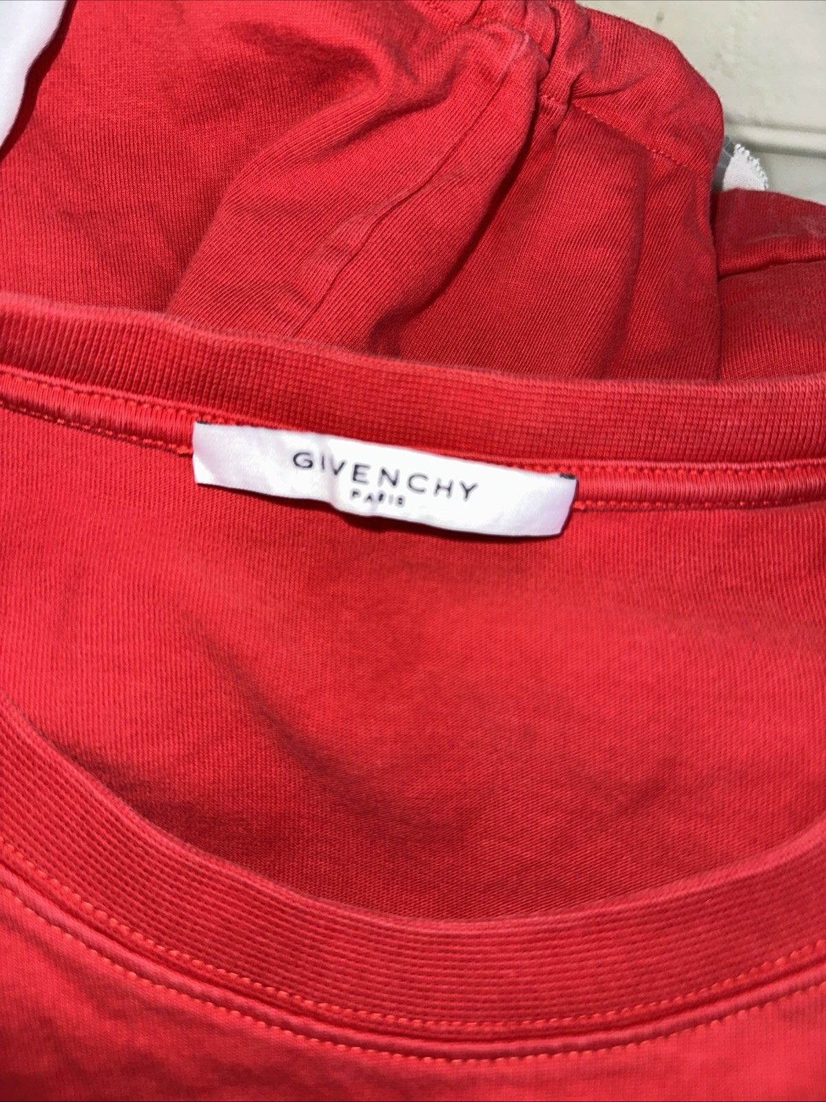 GIVENCHY RED CAP SLEEVE DRAWSTRING BOTTOM DETAIL … - image 18