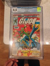 Marvel Comics G.I. JOE  A Real Americam Hero#1 CGC 8.5 wht pgs Newstand Edition