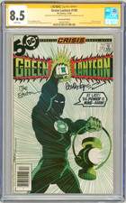 Green Lantern #195 CGC SS 8.5 SIGNED Jose Luis Garcia Lopez & Joe Staton