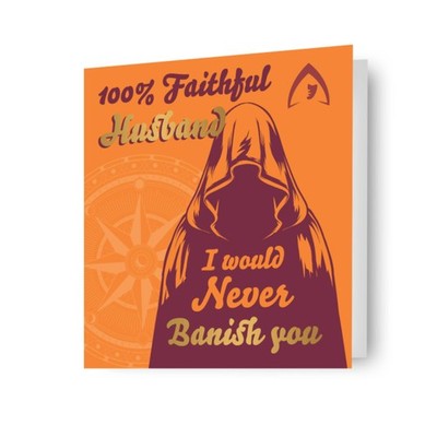 The Traitors Husband Valentinstagskarte offizielles Produkt - Ehemann Geschenkkarte