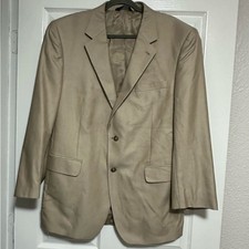Jos A Bank Signature Silk Blazer Suit Jacket 44R