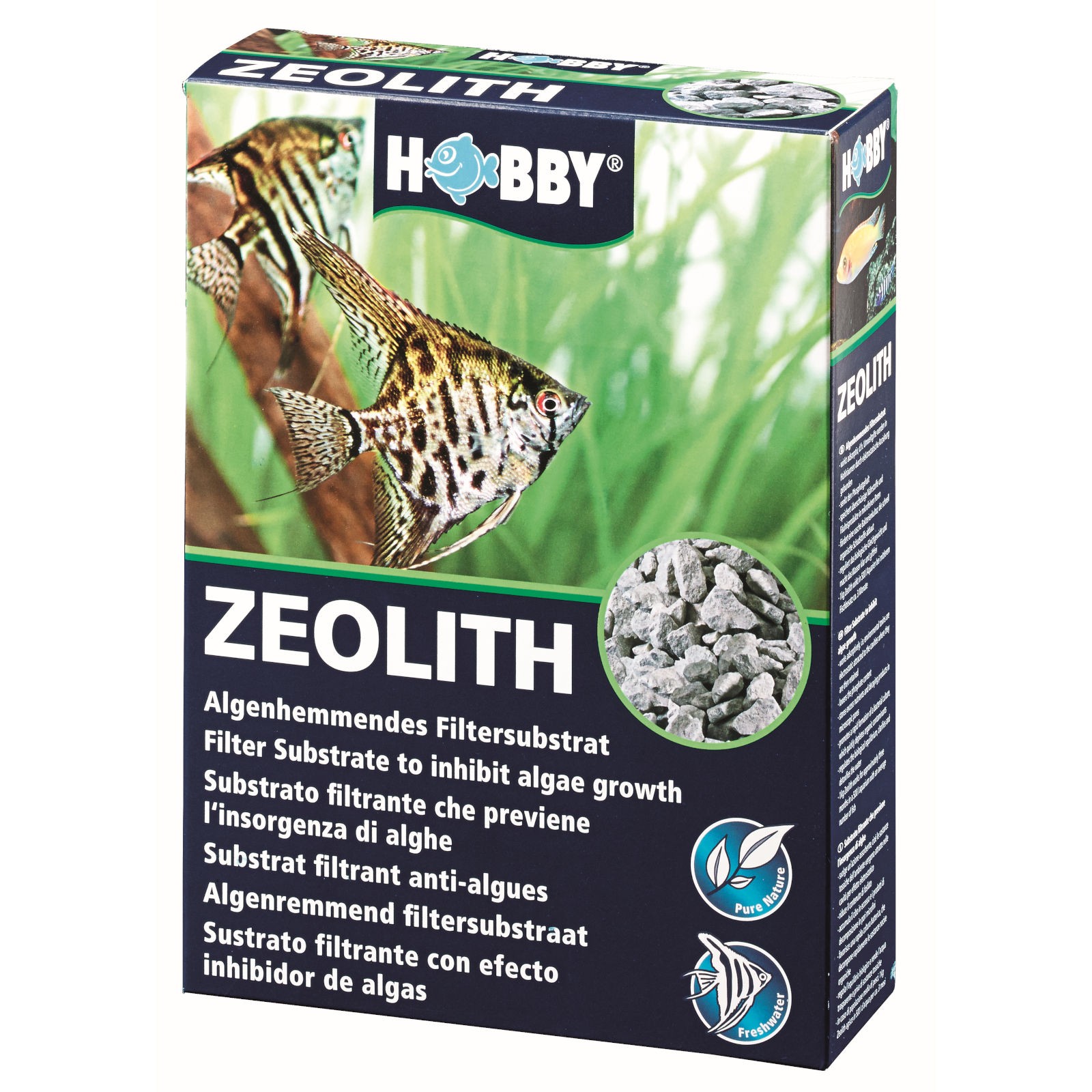 Hobby Zeolite 1 kg - 5-8 mm materiale filtrante acquario silicato filtrante antialghe