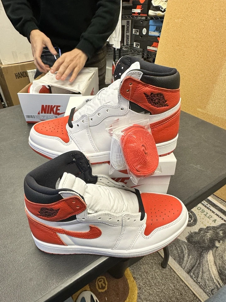 Размер 8,5 - Jordan 1 ретро оригинальный высокого наследия, совершенно новый/DS! - Изображение 2 из 4