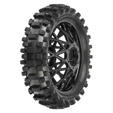 Pro-Line Racing Dunlop Geomax MX33 V2 Bead CR4 Rear Tire MTD Bullyspoke Black