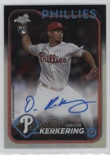 2024 Topps Chrome Rookie Auto Refractor /499 Orion Kerkering #RA-OK Auto RC