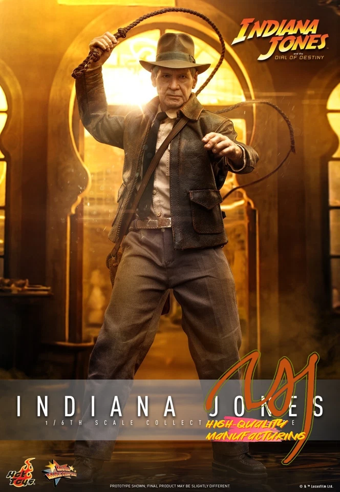Hot Toys MMS716 Indiana Jones and the Dial of Destiny (Edición Coleccionista) NUEVO Foto 2 de 4