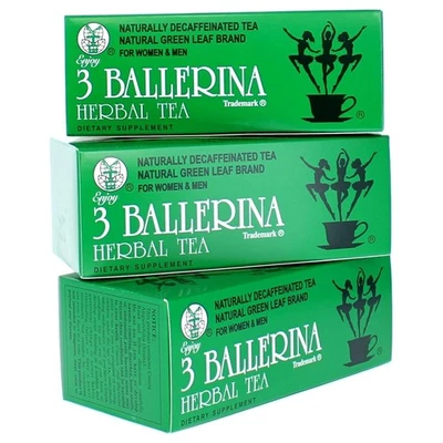 3 Ballerina Herbal Detox Tea - 3 Pack (54 Tea Bags)