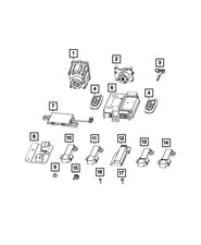 Genuine Mopar Integrated Key Fob Transmitter ...