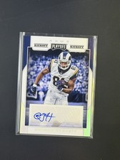 2017 Panini Playoff Rookie Signatures Kickoff 36/99 Gerald Everett Auto 9r9