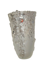 ❤️ Walther Glas ❤️ Carmen ❤️ Kirsch Blüte ❤️ 25cm  große Vase unbenutzt  Vintage