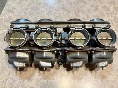 Kawasaki KZ750 OEM KEIHIN 1200  4 bank CARB CARBURETORS RACK KZ 750