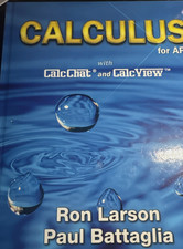 Calculus for AP by Ron Larson & Paul Battaglia textbook book hardback