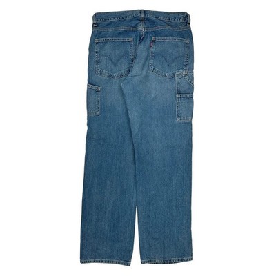 Levis Carpenter Jeans - 35W 34L Blue Cotton