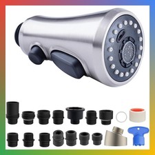 Pull Down Spray Head for Kitchen Faucet, 3-Function Sink Nozzle