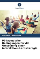 Svetlana Demidovich | PäDagogische Bedingungen FüR Die Umsetzung Einer...
