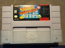 Space Invaders SNES Super Nintendo Authentic Cartridge Tested Working Clean