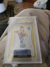 2020 Leaf Metal Draft Autograph Pre-production Proof Clear Gold ALIKA WILLIAMS 