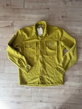 Pull&Bear Golden Yellow Textured Shacket Jack...