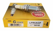 Ngk 5018 Spark Plugs Lfr5agp G-power Genuine Japan - Pack Of 4