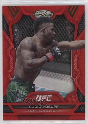 2023 Panini Chronicles UFC Certified Red /199 Sodiq Yusuff #235 10jr
