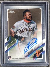Basabe, Luis - 2021 Topps Chrome - Rookie - Autograph