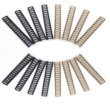Pack of 8 Rubber Ladder Rail Cover for 20mm Picatinny Rail Heat Resistant