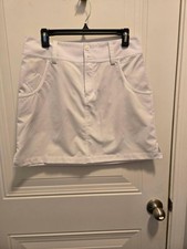 Women's Adidas Clima Cool Skirt - Size 6 - White