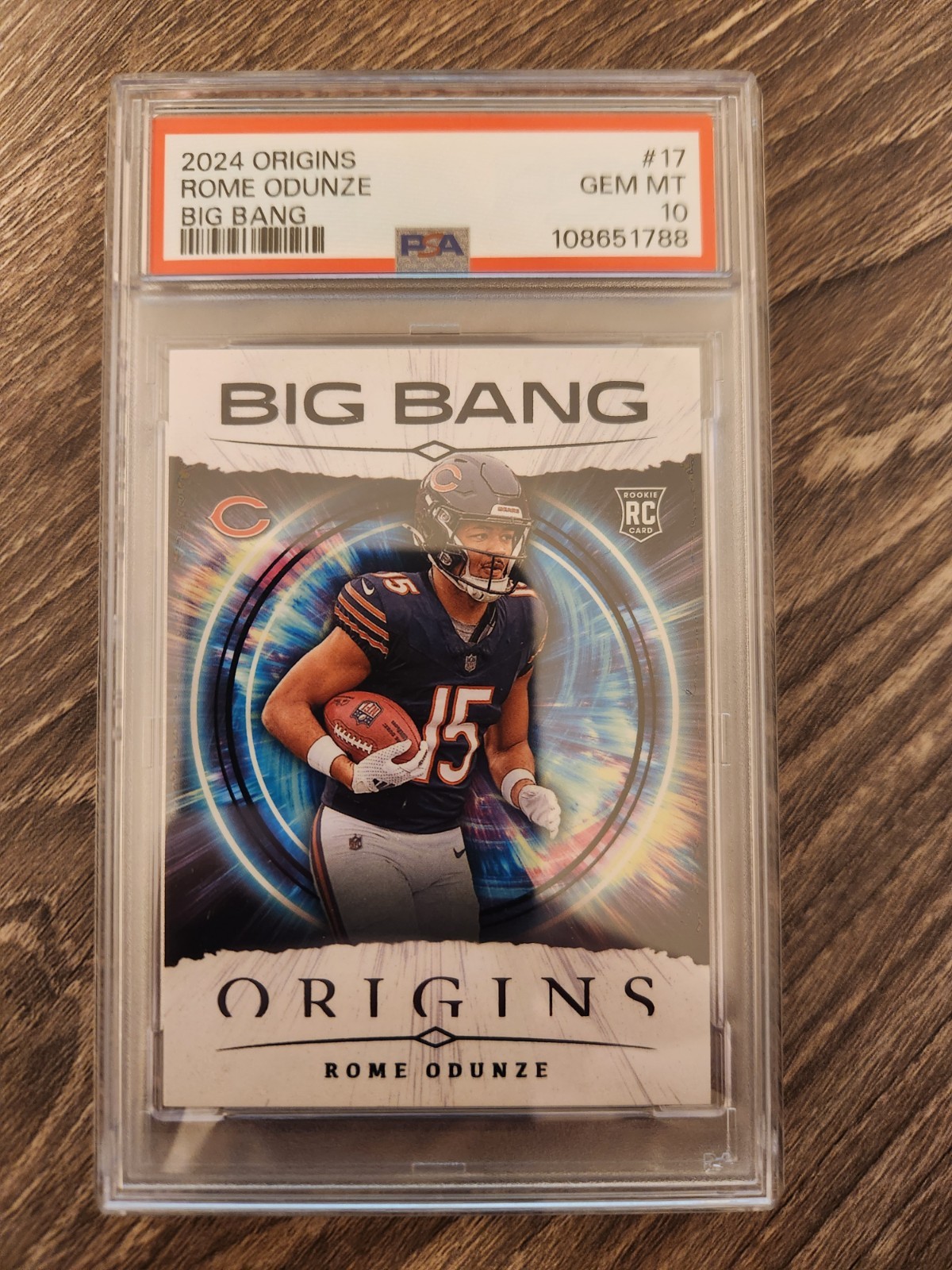 Rome Odunze Panini Origins Big Bang #17 Base