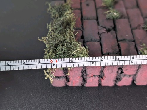 1:12 scale damaged brick wall. Scales with GI JOE CLASSIFIED. Double sided - Bild 7 von 15