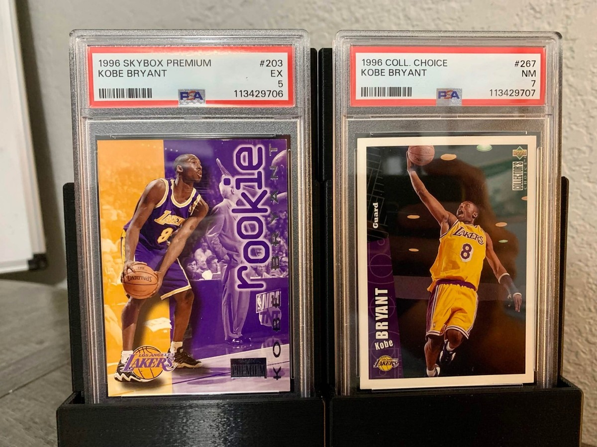 Kobe Bryant Rookie Cards PSA Graded 7 & 5 Card lot