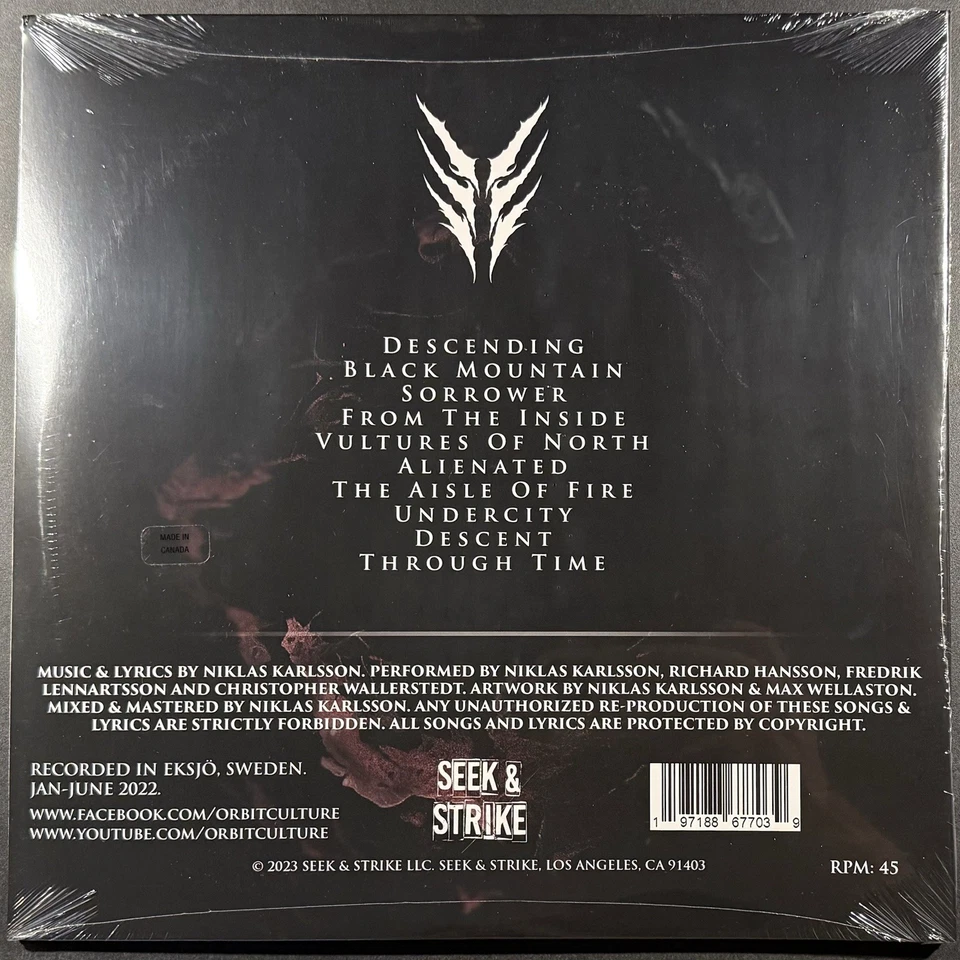 Orbit Culture - Descent / Splatter Vinyl / Melodic Death Thrash Groove Metal LP - Bild 4 von 4