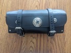Harley Davidson Motorcycle Leather Tool Bag with straps