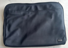 Away Double Zip Nylon 13in Laptop Sleeve Pouch Case Black Used