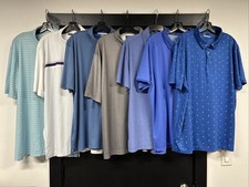 Lot Of 7 Greg Norman, Ben Hogan, IZOD, Eddie Bauer, PGA Tour Golf Polo XXL 2XL  