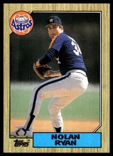 Nolan Ryan 1987 Topps #757 Houston Astros MLB READ FREE SHIPPING AutographDen