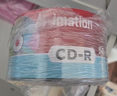 Imation CD-R 50 Pack 700MB 80 Min 52x Blank Media- NEW- FREE SHIPPING