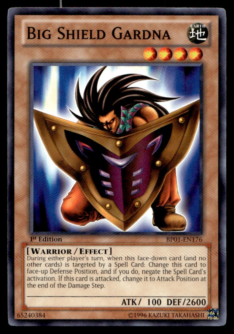 Big Shield Gardna - BP01-EN176 - 1st Edition - YuGiOh | Buy 2 Get 1 Free