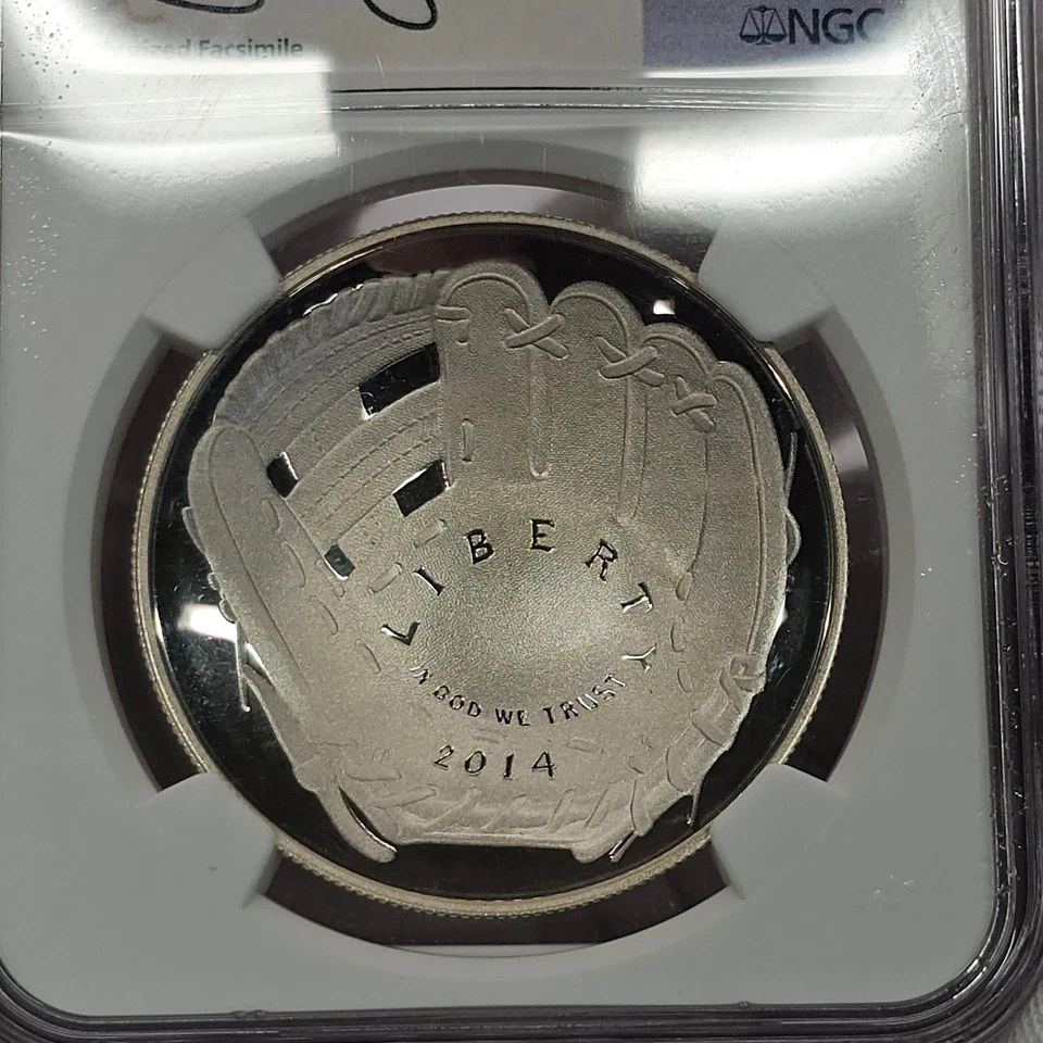 2014 P 1$ Baseball 90% Silver Proof NGC PF69 Ultra Cameo Tony Gwynn - Image 3 of 4