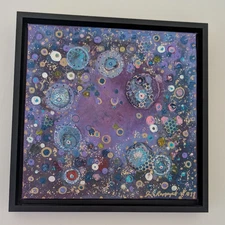 Gayle Rappaport W. - 2012 mixed media painting, original, ooak