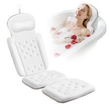 New Full Body Bath Pillow, Luxury Cushion with 192 Suction Cups, Pillows for Tub