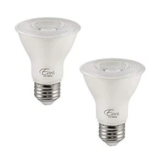 Euri Lighting EP20-7W6050e-2 LED PAR20 Bulb, Cool White Light (5000K), 120V,...