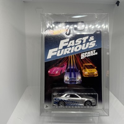2016 Hot Wheels 2 Fast 2 Furious Nissan Skyline GT-R (R34) 2/8 Paul Walker