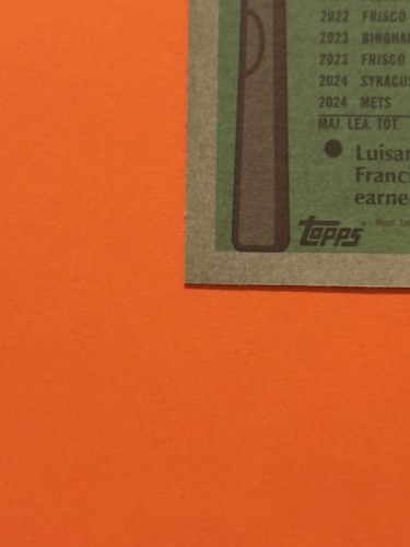 LUISANGEL ACUNA (1/1 First Print 01/76) BLACK CHROME REFRACTOR RC 2025 Heritage - Picture 8 of 11