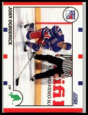 1990-91 Score American #113 John Ogrodnick New York Rangers