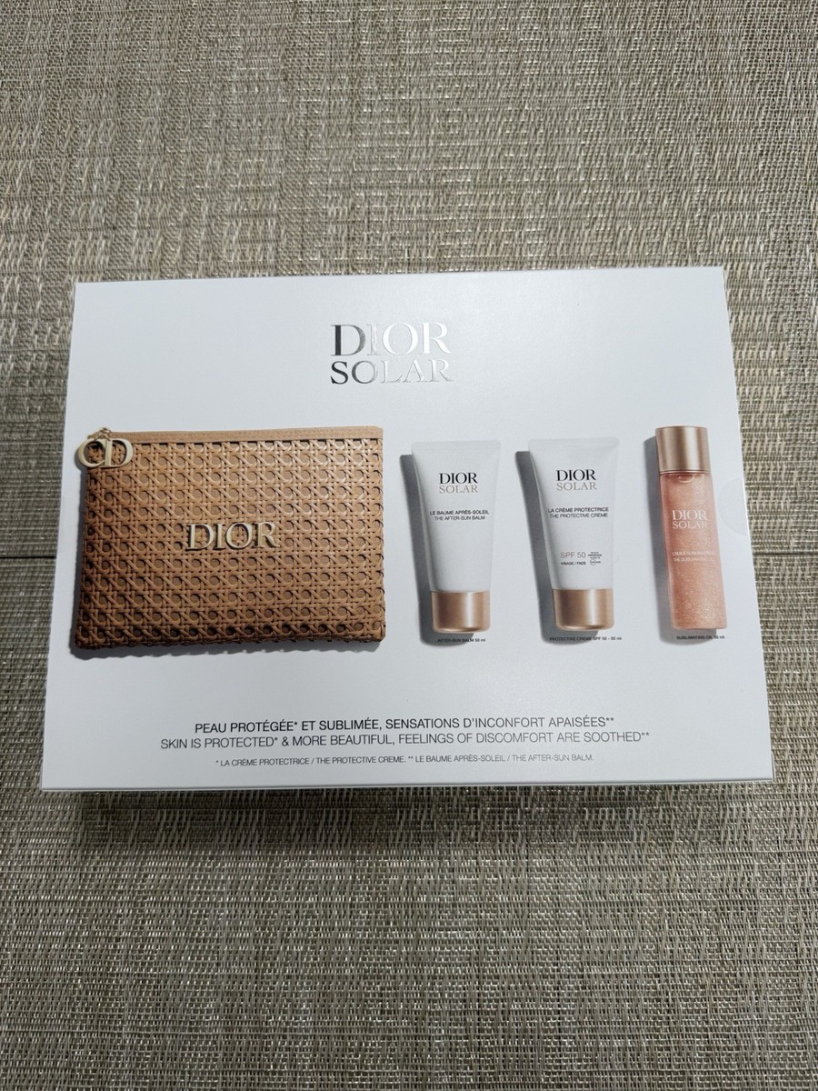 Dior Solar Set Protective Creme SPF 50 Sunscreen, After Balm, Oil
